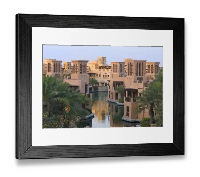 Framed Print : Traditional Wind Houses, Dubai, UAE Framed Print : Traditional Wind Houses, Dubai, UAE