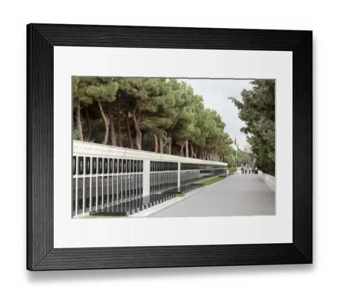 Framed Print : Azerbaijan, Baku. Martyrs Lane, a memorial and burial site for Azerbaijanis Framed Print : Azerbaijan, Baku. Martyrs Lane, a memorial and burial site for Azerbaijanis