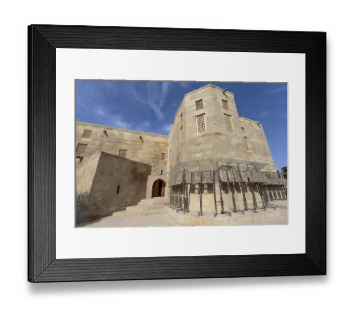 Framed Print : Azerbaijan, Baku. The Palace of the Shirvanshahs