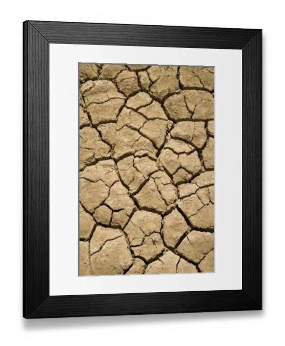 Framed Print : Dry Irrigation Pond, Strzelecki Track, Outback, South Australia, Australia Framed Print : Dry Irrigation Pond, Strzelecki Track, Outback, South Australia, Australia