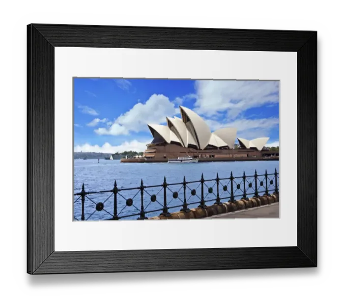 Framed Print : Australia, Sydney, New South Wales, Sydney Opera House Framed Print : Australia, Sydney, New South Wales, Sydney Opera House
