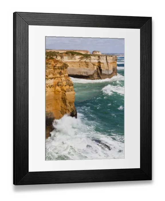 Framed Print : The coastline near Loch Ard Gorge, view towards Elephant Rock, Great Ocean Road, Australia Framed Print : The coastline near Loch Ard Gorge, view towards Elephant Rock, Great Ocean Road, Australia
