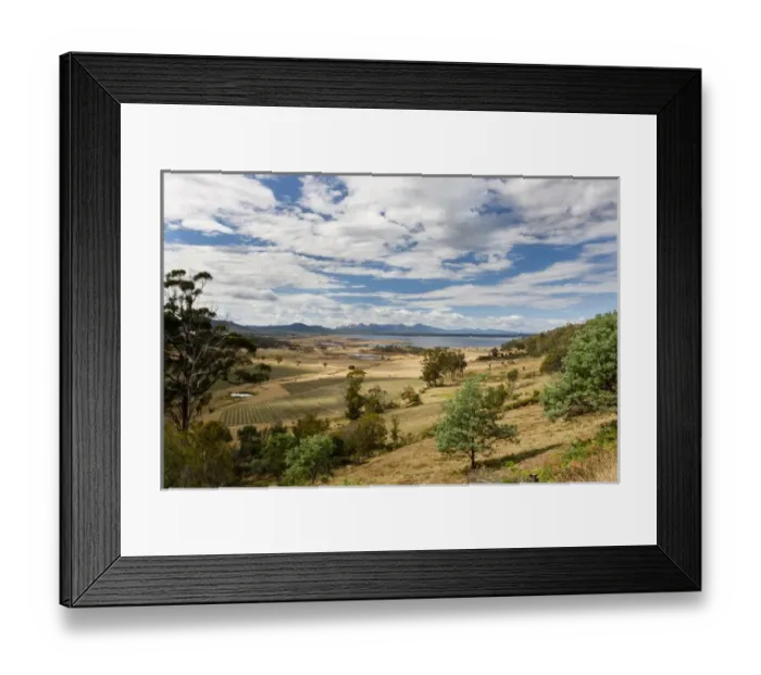 Framed Print : View of Great Oyster Bay and Freycinet Peninsula on Tasmania. Australia, Tasmania Framed Print : View of Great Oyster Bay and Freycinet Peninsula on Tasmania. Australia, Tasmania
