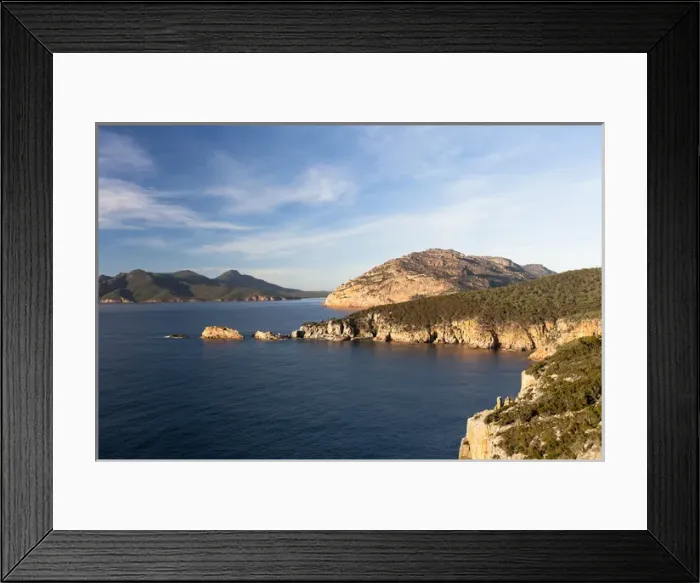Framed Print : Cape Tourville in Freycinet National Park, Tasmania. Australia, Tasmania, February