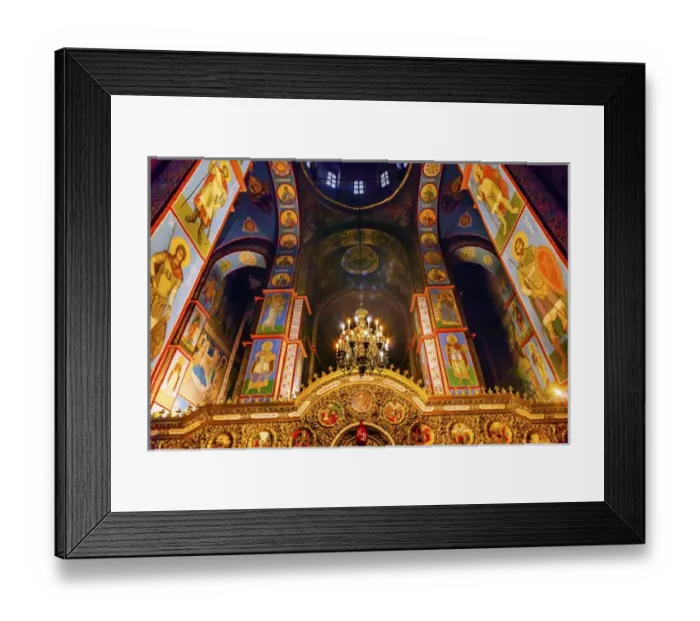 Framed Print : Ancient Mosaics Golden Sreen Icons Dome Basilica Saint Michael Monastery Cathedral Kiev Ukraine Framed Print : Ancient Mosaics Golden Sreen Icons Dome Basilica Saint Michael Monastery Cathedral Kiev Ukraine