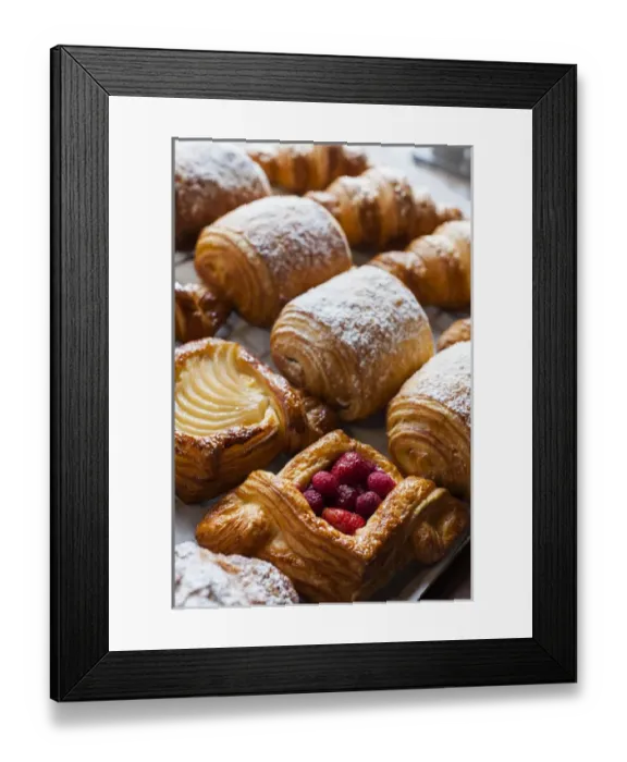 Framed Print : Australia, Victoria, VIC, Yarra Valley, Healesville, pastries