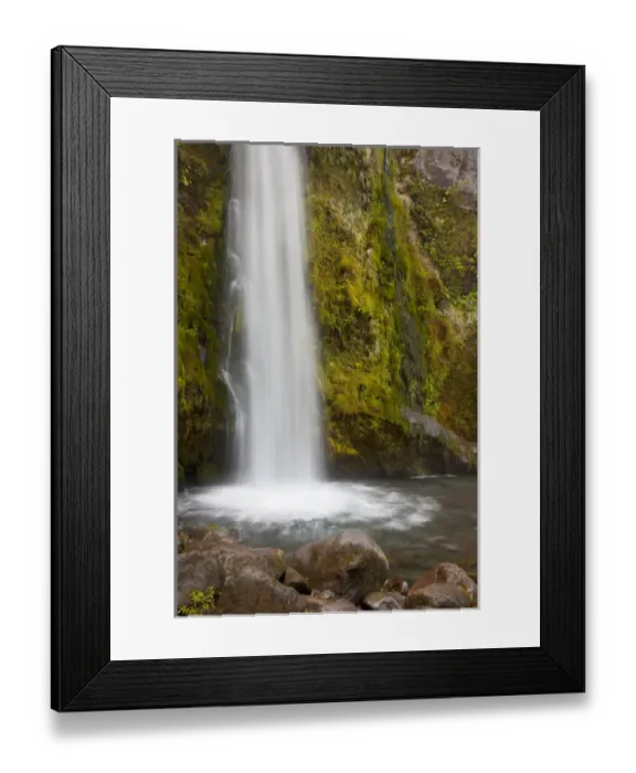 Framed Print : South Pacific, New Zealand, North Island, Taranaki. Scenic of Dawson Falls in Egmont National Park Framed Print : South Pacific, New Zealand, North Island, Taranaki. Scenic of Dawson Falls in Egmont National Park