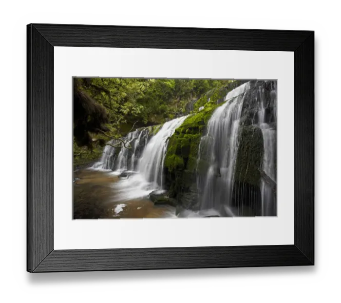 Framed Print : Purakaunui Falls, Catlins, South Otago, South Island, New Zealand Framed Print : Purakaunui Falls, Catlins, South Otago, South Island, New Zealand