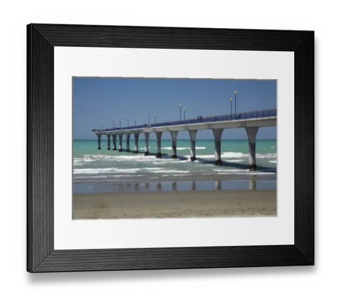 Framed Print : New Brighton Pier, Christchurch, Canterbury, South Island, New Zealand Framed Print : New Brighton Pier, Christchurch, Canterbury, South Island, New Zealand