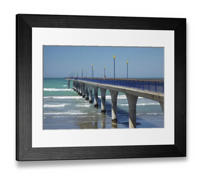 Framed Print : New Brighton Pier, Christchurch, Canterbury, South Island, New Zealand Framed Print : New Brighton Pier, Christchurch, Canterbury, South Island, New Zealand