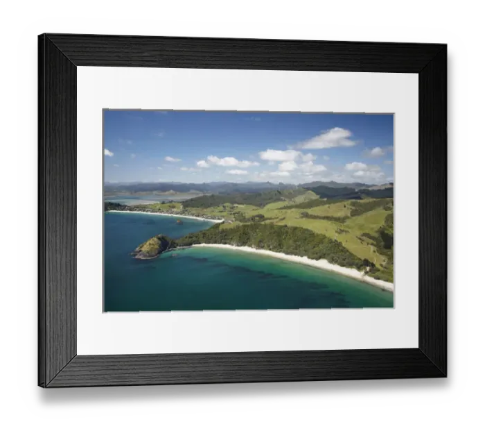 Framed Print : New Chums Beach, and Motuto Point, Coromandel Peninsula, North Island, New Zealand Framed Print : New Chums Beach, and Motuto Point, Coromandel Peninsula, North Island, New Zealand
