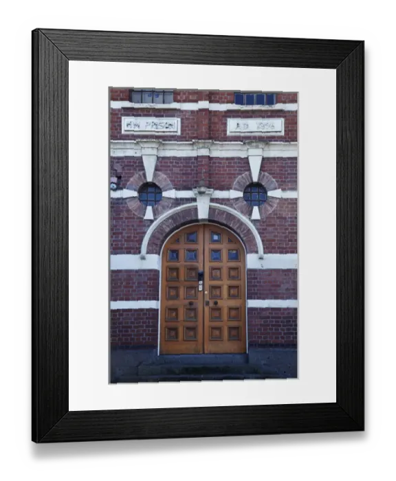 Framed Print : Entrance to old Dunedin Prison (1896), Dunedin, South Island, New Zealand Framed Print : Entrance to old Dunedin Prison (1896), Dunedin, South Island, New Zealand