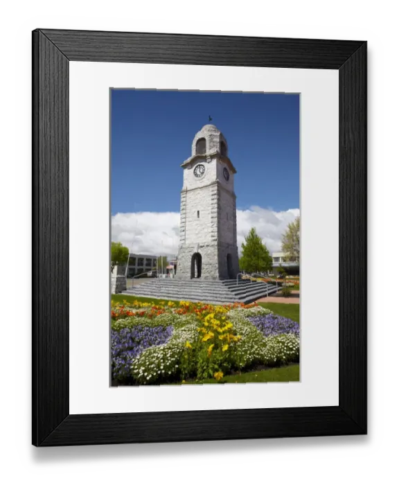 Framed Print : Memorial Clock Tower, Seymour Square, Blenheim, Marlborough, South Island, New Zealand Framed Print : Memorial Clock Tower, Seymour Square, Blenheim, Marlborough, South Island, New Zealand