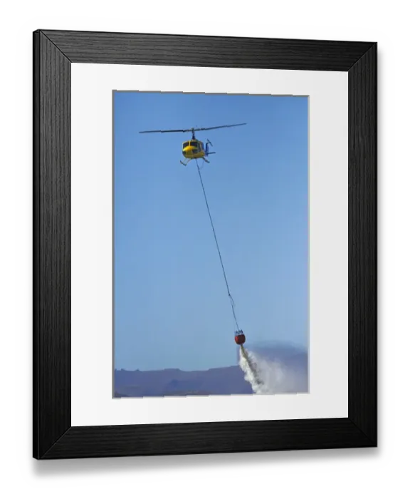 Framed Print : Iroquois Helicopter with monsoon bucket, Warbirds over Wanaka Airshow, Wanaka, South Island Framed Print : Iroquois Helicopter with monsoon bucket, Warbirds over Wanaka Airshow, Wanaka, South Island