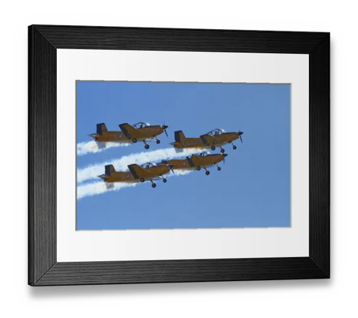 Framed Print : The Red Checkers Aerobatic Display Team with CT-4B Airtrainers Framed Print : The Red Checkers Aerobatic Display Team with CT-4B Airtrainers