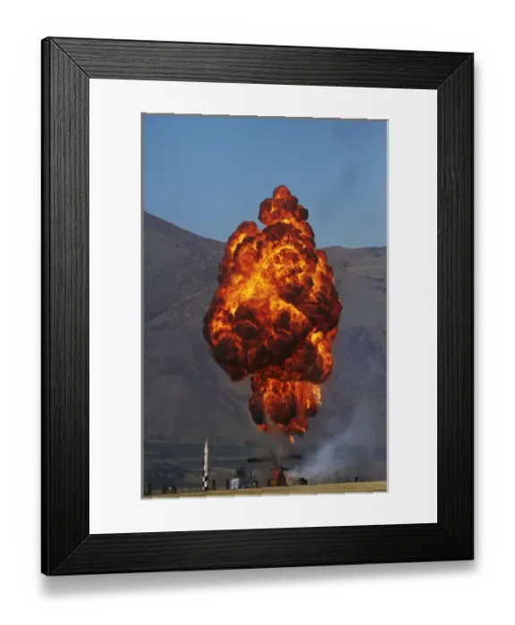 Framed Print : Controlled Explosions at Warbirds Over Wanaka Airshow, Otago, South Island, New Zealand Framed Print : Controlled Explosions at Warbirds Over Wanaka Airshow, Otago, South Island, New Zealand