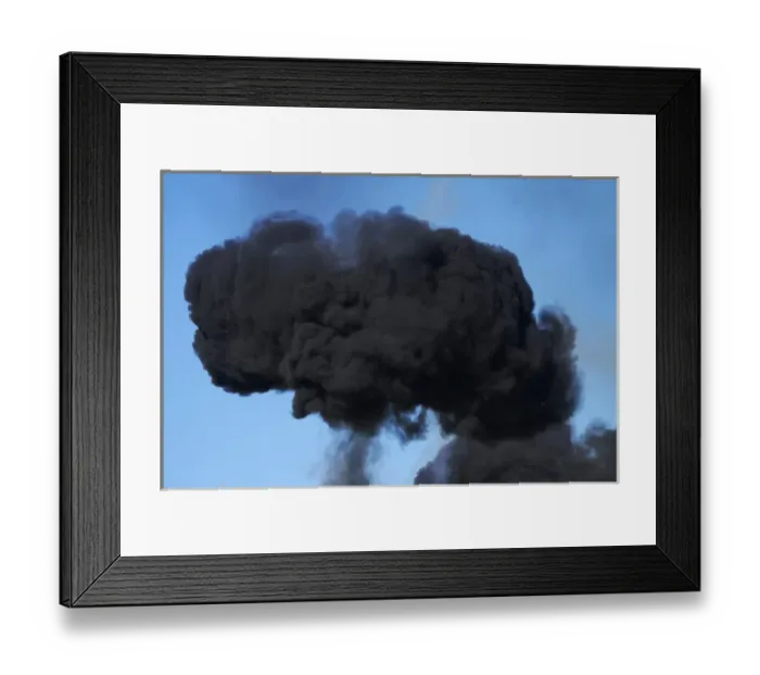 Framed Print : Controlled Explosion at Warbirds Over Wanaka Airshow, Otago, South Island, New Zealand Framed Print : Controlled Explosion at Warbirds Over Wanaka Airshow, Otago, South Island, New Zealand