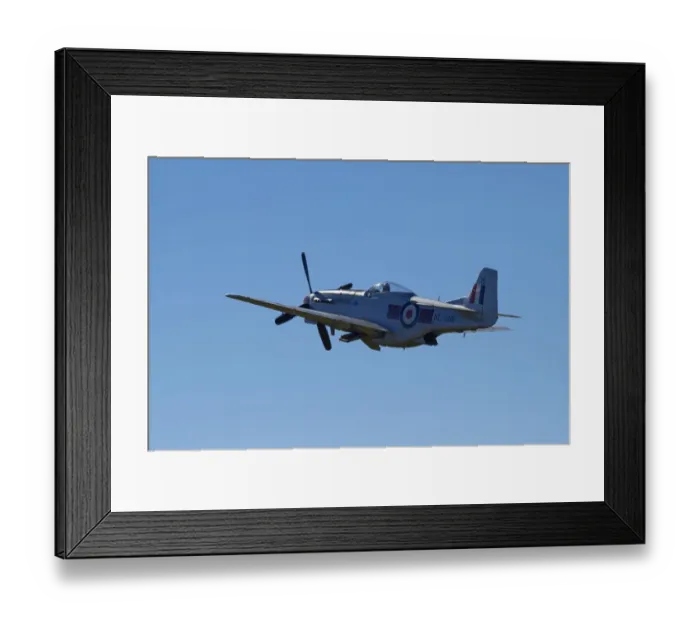 Framed Print : P-51 Mustang - American Fighter Plane