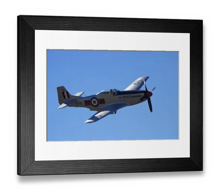 Framed Print : P-51 Mustang - American Fighter Plane Framed Print : P-51 Mustang - American Fighter Plane