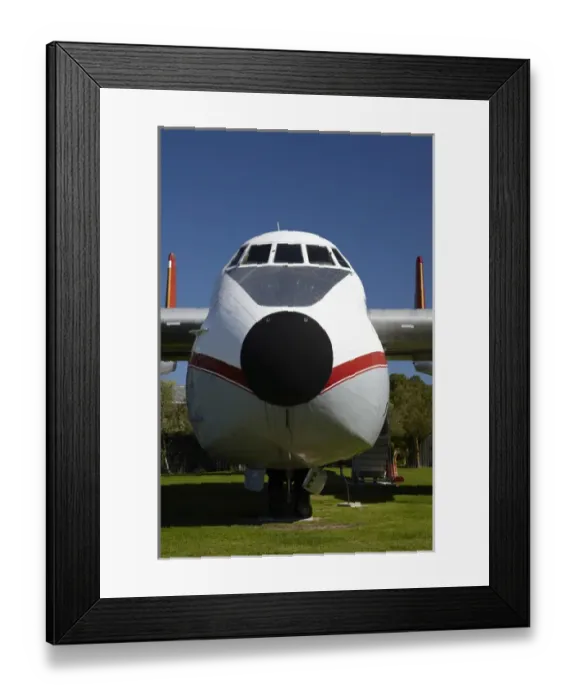 Framed Print : Vintage Argosy cargo aircraft, Woodbourne, Blenheim, Marlborough, South Island, New Framed Print : Vintage Argosy cargo aircraft, Woodbourne, Blenheim, Marlborough, South Island, New