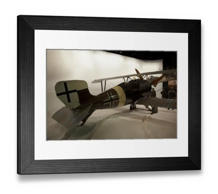 Framed Print : German Siemens Schukert D. IV biplane, Omaka Aviation Heritage Centre, Blenheim, Marlborough