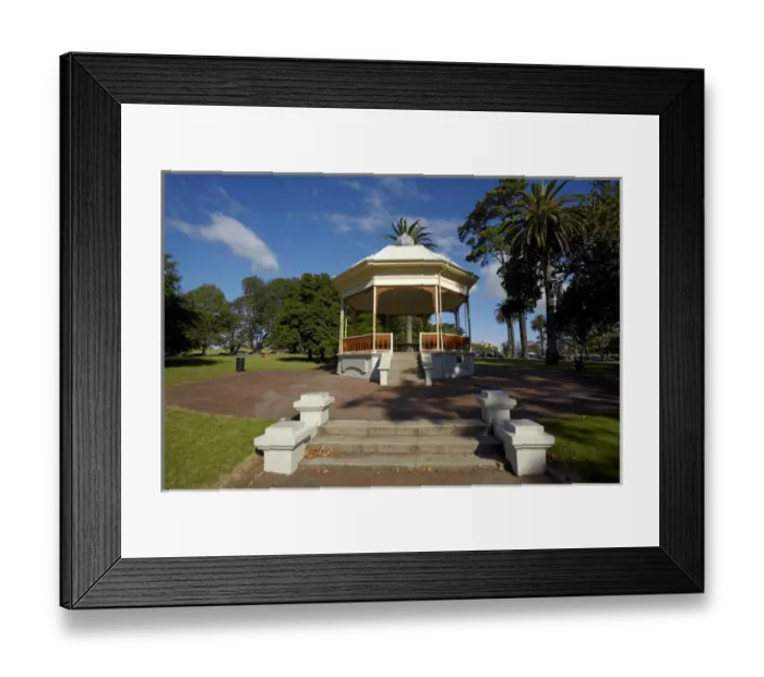 Framed Print : Band rotunda, Auckland Domain, Auckland, North Island, New Zealand
