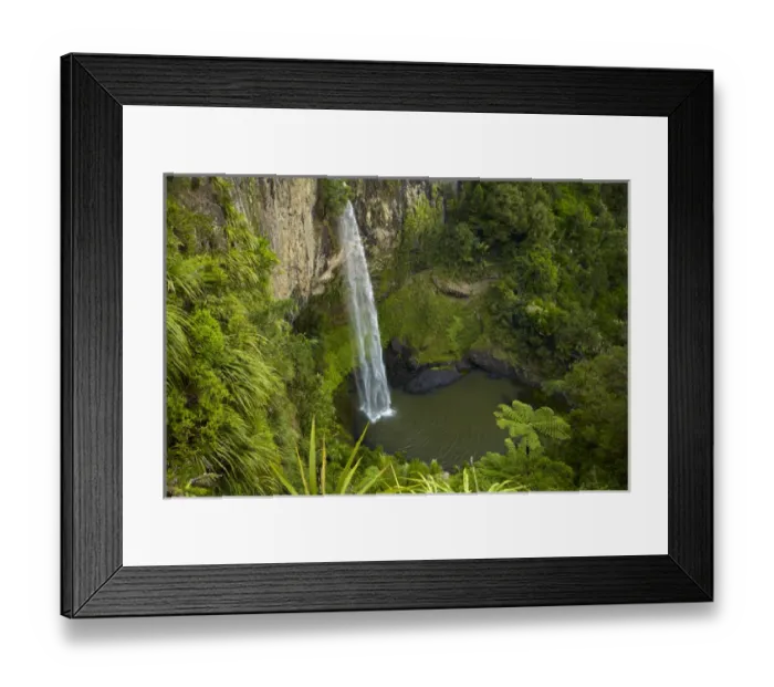 Framed Print : Bridal Veil Falls, near Raglan, Waikato, North Island, New Zealand Framed Print : Bridal Veil Falls, near Raglan, Waikato, North Island, New Zealand