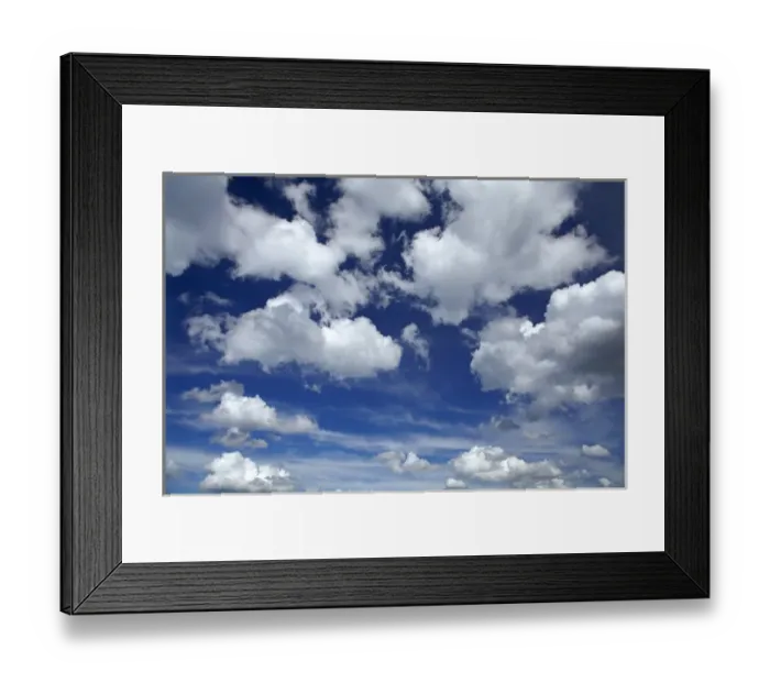 Framed Print : Clouds over Waikato, North Island, New Zealand