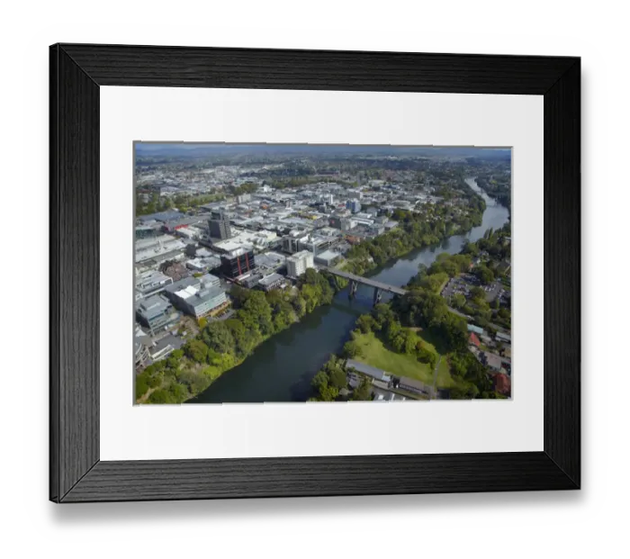 Framed Print : Hamilton, Waikato River, and Claudelands Bridge, Waikato, North Island, New Zealand Framed Print : Hamilton, Waikato River, and Claudelands Bridge, Waikato, North Island, New Zealand