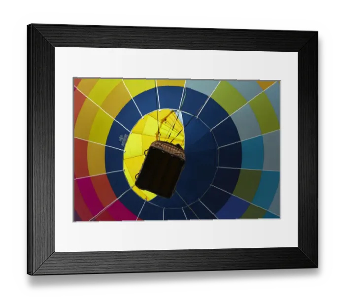 Framed Print : Hot air balloon, Balloons over Waikato Festival, Lake Rotoroa, Hamilton, Waikato