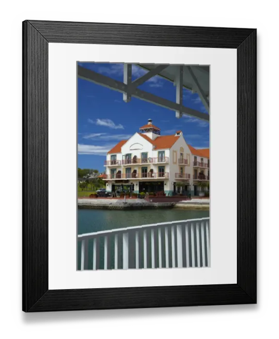 Framed Print : View of Gulf Harbour from rotunda, Whangaparaoa Peninsula, north of Auckland, North Island Framed Print : View of Gulf Harbour from rotunda, Whangaparaoa Peninsula, north of Auckland, North Island
