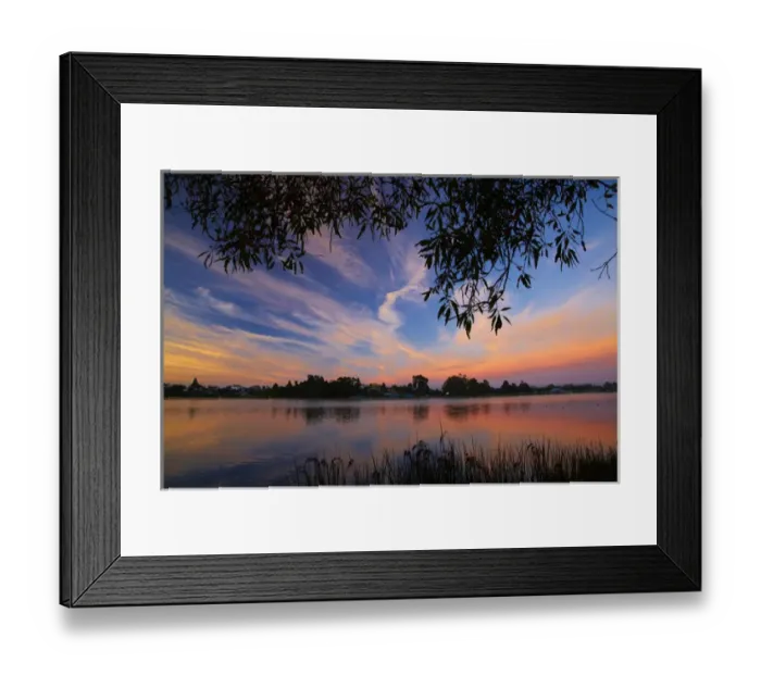 Framed Print : Sunrise over Lake Rotoroa, Hamilton, Waikato, North Island, New Zealand Framed Print : Sunrise over Lake Rotoroa, Hamilton, Waikato, North Island, New Zealand