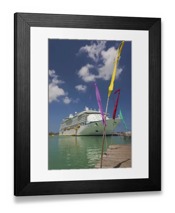 Framed Print : Antigua and Barbuda, Antigua, St. Johns, Heritage Quay, Cruiseship terminal Framed Print : Antigua and Barbuda, Antigua, St. Johns, Heritage Quay, Cruiseship terminal