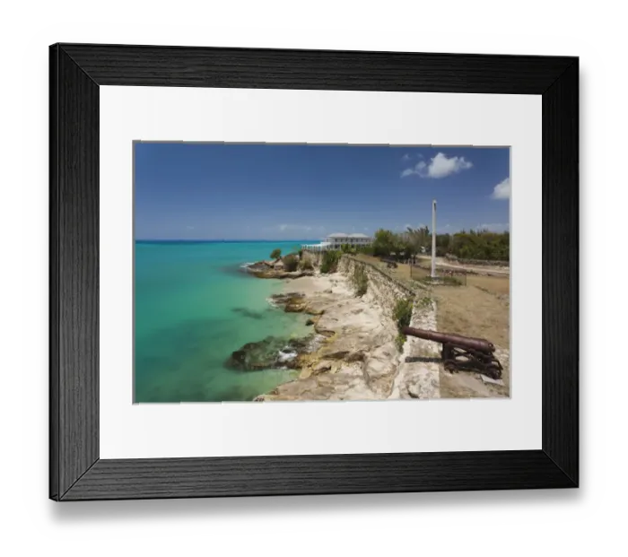 Framed Print : Antigua and Barbuda, Antigua, St. Johns, Fort James, old fort dating back to 1706 Framed Print : Antigua and Barbuda, Antigua, St. Johns, Fort James, old fort dating back to 1706