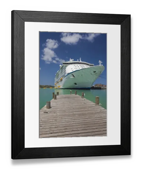 Framed Print : Antigua and Barbuda, Antigua, St. Johns, Heritage Quay, Cruiseship terminal Framed Print : Antigua and Barbuda, Antigua, St. Johns, Heritage Quay, Cruiseship terminal