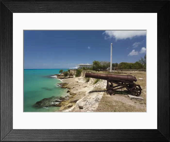 Framed Print : Antigua and Barbuda, Antigua, St. Johns, Fort James, old fort dating back to 1706 Framed Print : Antigua and Barbuda, Antigua, St. Johns, Fort James, old fort dating back to 1706