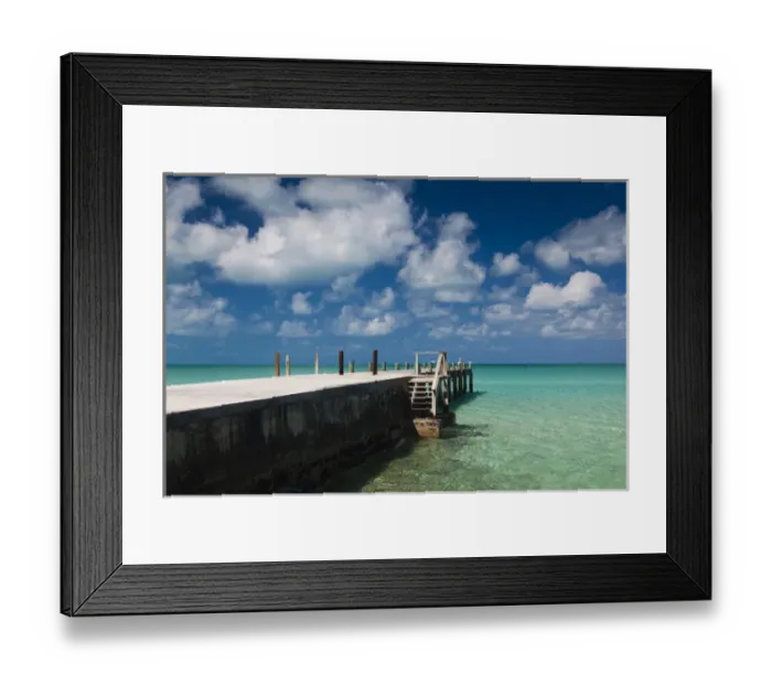 Framed Print : Bahamas, Eleuthera Island, Tarpum Bay, town pier Framed Print : Bahamas, Eleuthera Island, Tarpum Bay, town pier