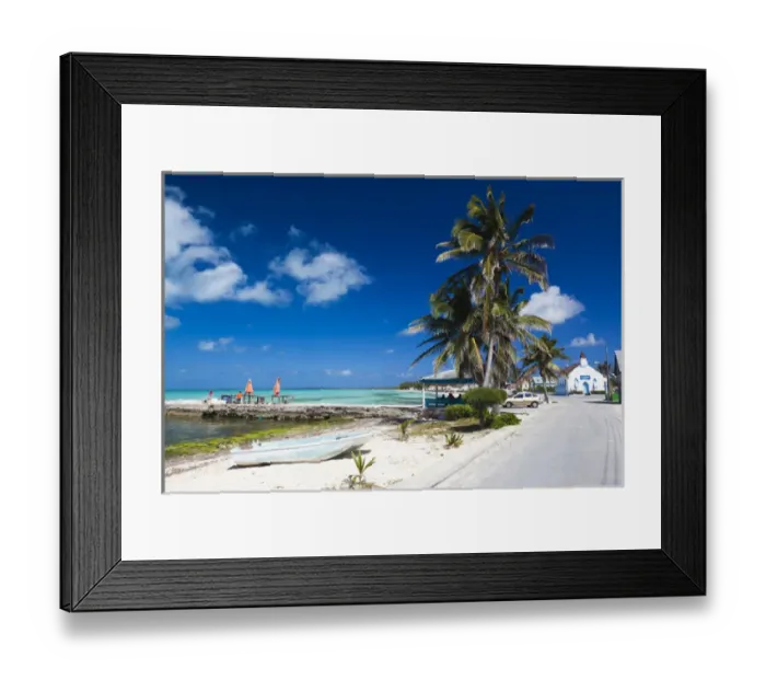 Framed Print : Bahamas, Eleuthera Island, Tarpum Bay, town beach Framed Print : Bahamas, Eleuthera Island, Tarpum Bay, town beach