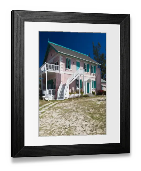 Framed Print : Bahamas, Eleuthera Island, Governors Harbour, Haynes Library Framed Print : Bahamas, Eleuthera Island, Governors Harbour, Haynes Library