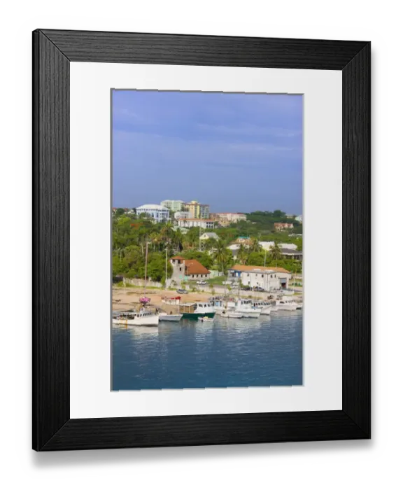 Framed Print : Harbor view, Nassau, Bahamas Framed Print : Harbor view, Nassau, Bahamas