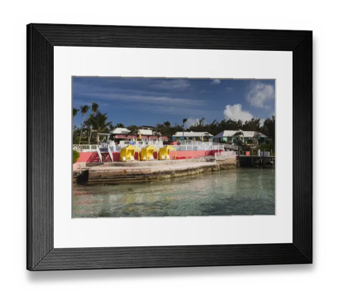 Framed Print : Bahamas, Eleuthera Island, Harbour Island, Dunmore Town, Romora Bay Yacht Club Framed Print : Bahamas, Eleuthera Island, Harbour Island, Dunmore Town, Romora Bay Yacht Club