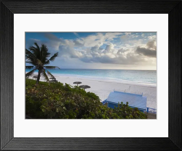 Framed Print : Bahamas, Eleuthera Island, Harbour Island, Pink Sands Beach, morning Framed Print : Bahamas, Eleuthera Island, Harbour Island, Pink Sands Beach, morning