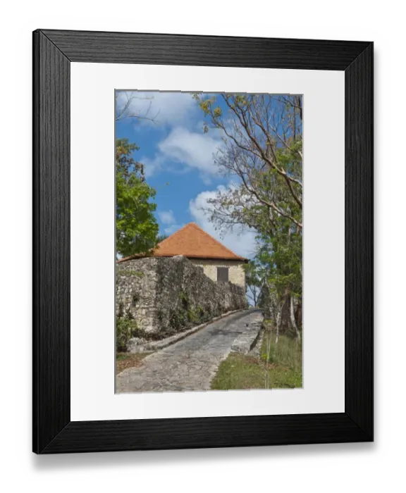 Framed Print : Cuba Las Terrazas in Sierra del Rosario old coffee plantation in mountains