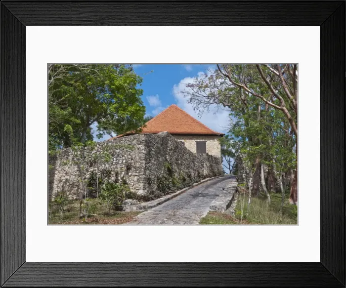 Framed Print : Cuba Las Terrazas in Sierra del Rosario old coffee plantation in mountains