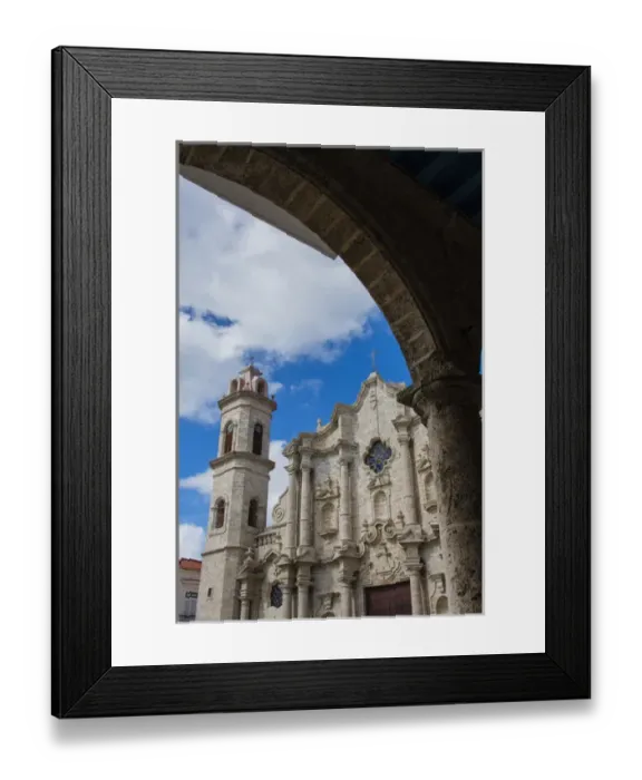Framed Print : Cuba. Havana. Old Havana. Cathedral of the Virgin Mary of the Immaculate Conception, 1777 Framed Print : Cuba. Havana. Old Havana. Cathedral of the Virgin Mary of the Immaculate Conception, 1777