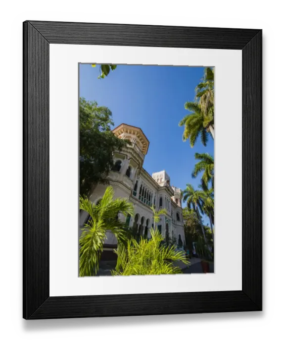 Framed Print : Cuba. Cienfuegos. Palacio de Valle, built in 1919 in an ornate Moroccan style, was