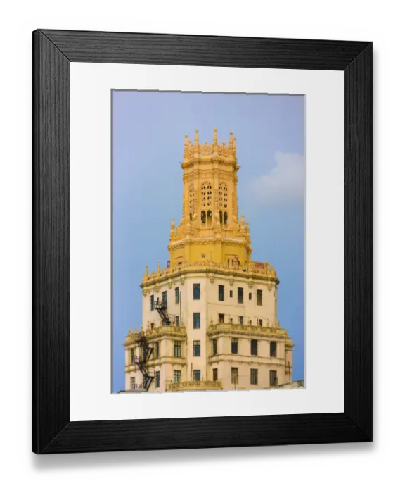 Framed Print : Etecsa Building (Telephone Company Building), Havana, Cuba