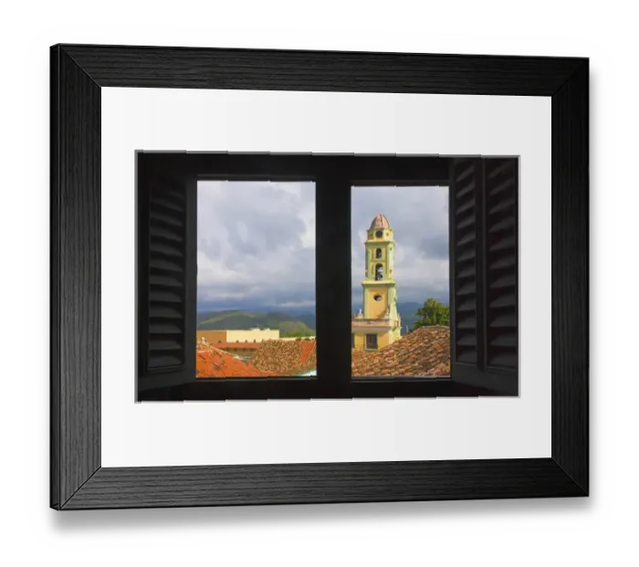 Framed Print : Convent of San Francisco de Asis, Trinidad, UNESCO World Heritage site, Cuba