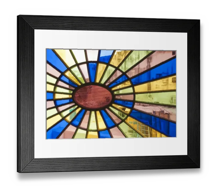 Framed Print : Cuba, Havana, Havana Vieja, Palacio de la Artesania, stained glass window detail Framed Print : Cuba, Havana, Havana Vieja, Palacio de la Artesania, stained glass window detail