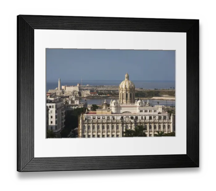 Framed Print : Cuba, Havana, Havana Vieja, elevated view of the Museo de la Revolucion museum